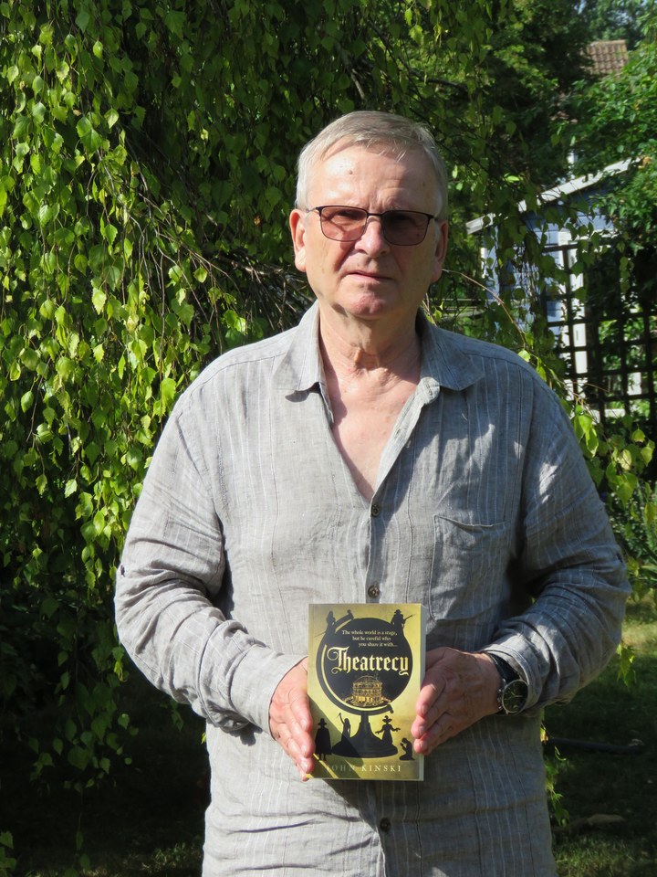 John Kinski holding Theatrecy